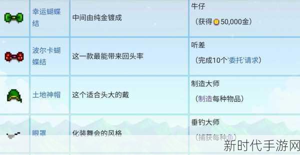星露谷物语帽子大揭秘，种类全知晓
