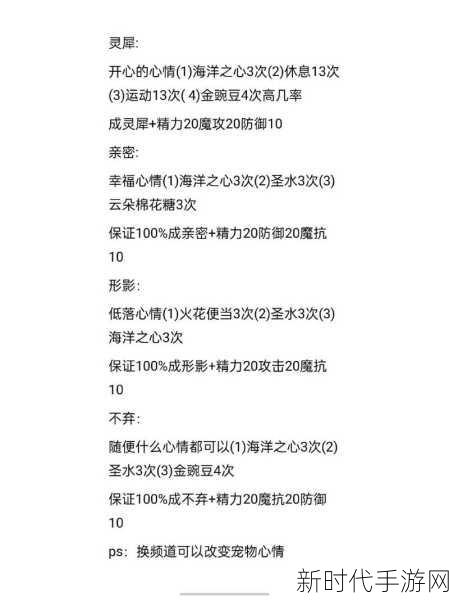 洛克王国深度攻略，王者独角兽亲密度加点秘籍，打造无敌宠物伙伴！